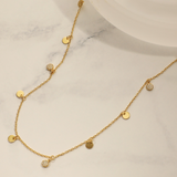 Gold-Filled Pave Zirconia Necklace