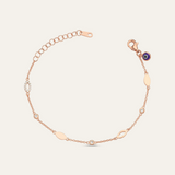 Gold-Filled Geometric Rainbow Bracelet