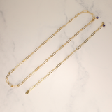 Gold-Filled Vintage Hairpin Link Necklace