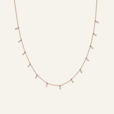 Gold-Filled Classic Stone Dot Necklace