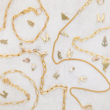 Single Initial Charmed Bracelet