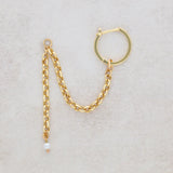 Asymmetric Pearl Ear Chain