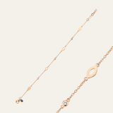 Gold-Filled Geometric Rainbow Bracelet