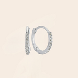 Thin Classic Medium Hoop Earring