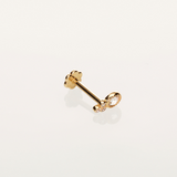 Three Stone Hindi Stud (Screw back)