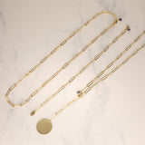 Gold-Filled Vintage Hairpin Link Necklace