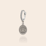 Evil Eye Round Ear Charm