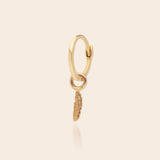 Large Feather Ear Charm