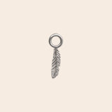 Large Feather Ear Charm