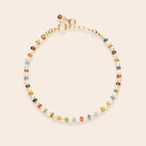 Stepping Stone And Pearl Gold Filled Bracelet