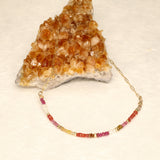 Sunset Semi Precious Stone Gold Filled Necklace