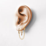 Double Figaro Ear Chain