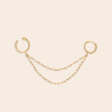 Rectangle Long Hoop and Cuff