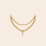 Double Dodge and Pearl Ear Chain