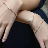 Gold-Filled Single Sticks and Stones Bracelet