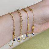 Gold-Filled Stepping Stones Bracelet