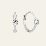 Single Stone Ear Hoop