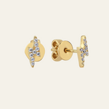 Mini Lightning Bolt Stud Earring