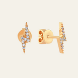 Lightning Bolt Stud Earring