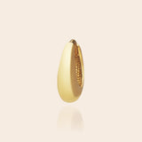 Chunky Large Asymmetrical Oval Hoops
