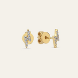 Mini Lightning Bolt Stud Earring