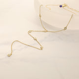 Gold-Filled Extra Long Stone Lariette