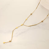 Gold-Filled Pearl Layering Lariette Necklace