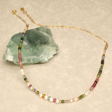 Bubblegum Pastel Three Pearl Gold Filled Necklace