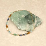 Desert Oasis Chunky Half Stone Gold Filled Bracelet