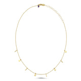 Gold-Filled Spike and Bolt Necklace