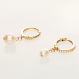 Hanging Pearl Hoop