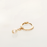 Hanging Pearl Hoop