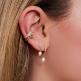 Hanging Pearl Hoop