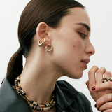Eyelets Chunky Ear Cuff