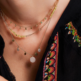 Pave Asymmetrical Shakira Necklace