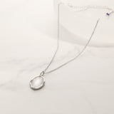 Gold-Filled Vintage Oval Pendant Necklace
