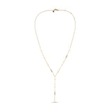 Rectangular Drop Chain Lariette