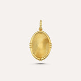 Vintage Oval Pendant Necklace