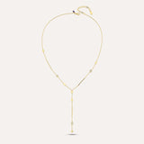 Gold-Filled Pearl Layering Lariette Necklace