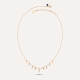Mini Pave Geometric Necklace