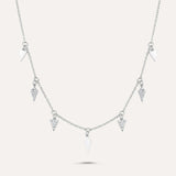 Pave Mini Dagger Necklace