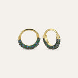 Double Sided Helix Hoop Earring (midi)