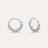 Double Sided Helix Hoop Earring (midi)