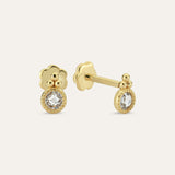 Hindi Stone Bubble Stud (flat back)
