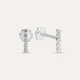 Short Bubble Bar Stud (Screw Back)