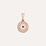 Evil Eye Diamond Pendant Necklace