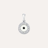Evil Eye Diamond Pendant Necklace