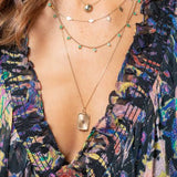 Mixed Geometric Asymetric Necklace