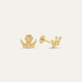 Meteorite Screw Back Stud