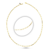 Vintage Rectangular Bold Chain Necklace
